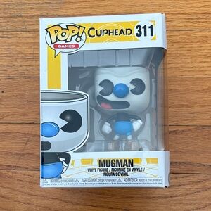Funko Pop! Games Mugman Vinyl Figure - Blue and White
